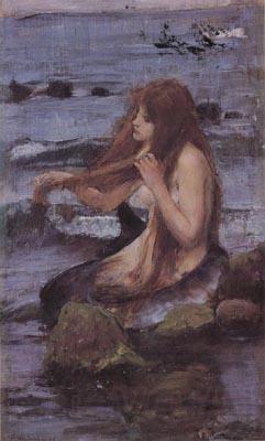 John William Waterhouse Sketch for A Mermaid Spain oil painting art